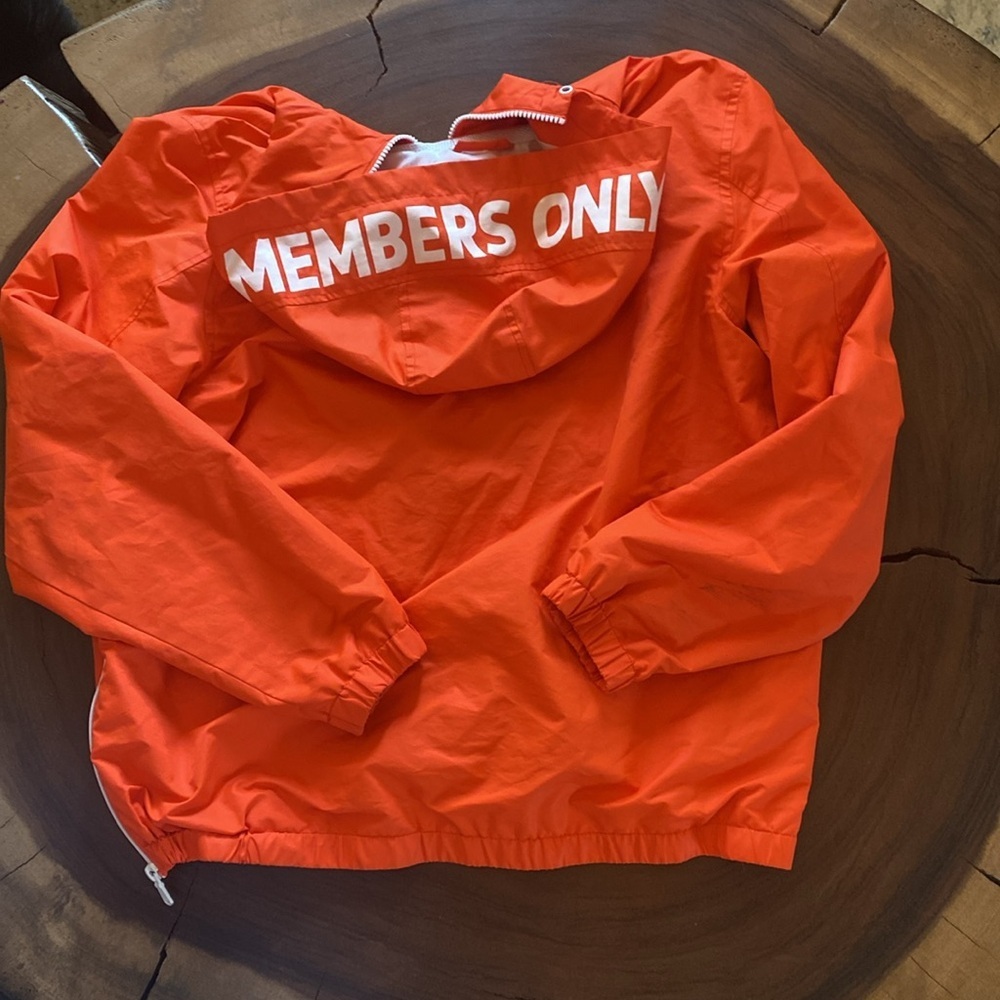 Members Only Orange Jacket/ Size Medium: Sold out! - Picture 6 of 8